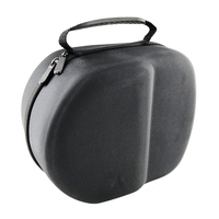 Sac de rangement portable étanche et antichoc en EVA pour casque et manettes Quest 2/3/3S (25x12x12cm) Noir Gris