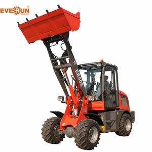 EVERUN Grosir ER408 800kg Multifungsi Alat Berat Rumah Tangga dan Kebun China Wheel <span class=keywords><strong>Loader</strong></span> Diesel Wheel <span class=keywords><strong>Loader</strong></span> - Product Image 2