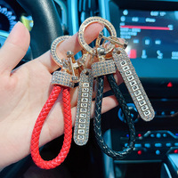 Porte-clés décapsuleur 3D en cristal anti-perte, kit pendentif portable avec plaque de numéro de téléphone, accessoires cadeau