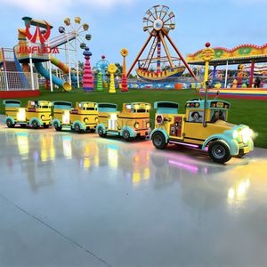 Coche de Paseo Eléctrico Infantil Vintage, Famoso en Internet, para Parques de Atracciones, Equipo de Entretenimiento Montable - Product Image 2