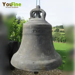 Cast Antique Bronze Temple Bells For Sale