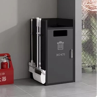 Poubelle commerciale classée poubelle d'extérieur poubelle en bois de recyclage poubelles avec 1 2 3 4 compartiments