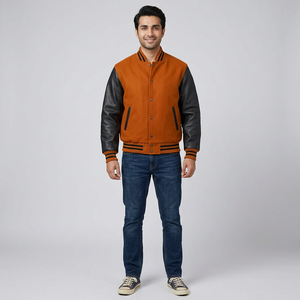 Best Selling College Baseball <b>jacket</b> for men crafted for campus lifestyle Soft <b>fleece</b> varsity <b>jacket</b> - Product Image 1
