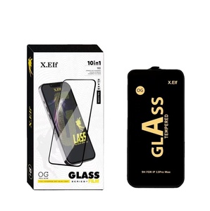 ฟิล์มกระจกนิรภัยเต็มจอโค้งใหญ่ 0.4 มม. ยี่ห้อ China Factory <span class=keywords><strong>Outlet</strong></span> OG X.EIf สำหรับ <span class=keywords><strong>iPhone</strong></span> - Product Image 1