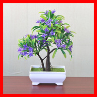 Miniature de lotus artificiel Huaien en pot, fausse plante de Bouddha en plastique, décoration de bureau - Source directe usine créative