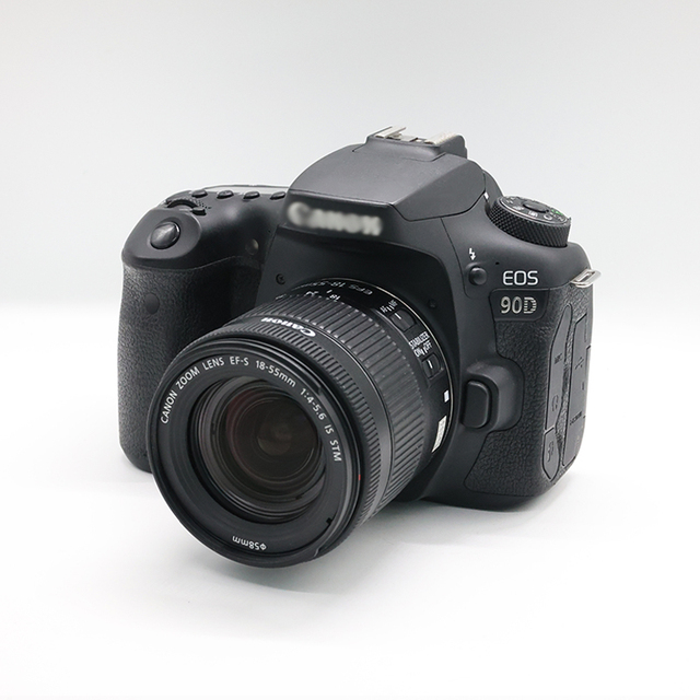 Second-hand EOS 90D 32.5MP DSLR Camera Body EF-S 18-55mm IS STM Lens Kit 4K Recording Touch LCD Auto Focus