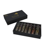 Coffret de découverte de parfums sur mesure 2 ml 7 pièces avec insert en EVA, petite boîte à parfum, encre de soja, boîte à parfum de luxe pour homme et femme