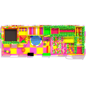 Château <span class=keywords><strong>de</strong></span> maison pour enfants personnalisé kit d'aire <span class=keywords><strong>de</strong></span> jeux pour enfants fournisseur <span class=keywords><strong>de</strong></span> labyrinthe toboggan labyrinthe piscine à balles jeux d'intérieur - Product Image 3