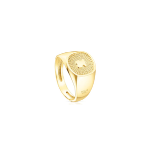 Anillo de sello de oso español con banda de malla tejida 2026 Touses, joyería de alta gama para mujer, regalo de vacaciones, venta al por mayor - Product Image 4
