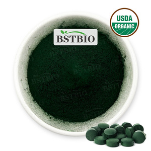BSTBIO Fournisseur d'usine en gros <span class=keywords><strong>1</strong></span> <span class=keywords><strong>kg</strong></span> 25 <span class=keywords><strong>kg</strong></span> Compléments alimentaires <span class=keywords><strong>Poudre</strong></span> verte de <span class=keywords><strong>spiruline</strong></span> biologique - Product Image 1
