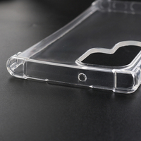 Coque de téléphone souple en TPU pour Samsung Galaxy S25 Ultra, coque de téléphone mobile transparente en silicone