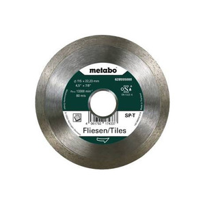 Disco de corte de diamante Metabo 115 x 22,23 mm SP T para azulejos - Product Image 1