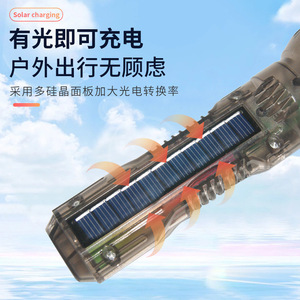 X38 <b>Flashlight</b> <b>Rechargeable</b> Led Outdoor Portable Lighting With Dimmer Feature - Product Image 3