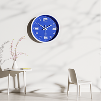 Jam dinding 3d, dekorasi Digital Modern 30cm desain sederhana dekorasi rumah
