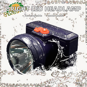 Портативный ультраяркий светодиодный налобный фонарь IP33 с литий-ионным аккумулятором 18650, дальность освещения 50 м, аварийный, перезаряжаемый, с дисплеем - Product Image 5