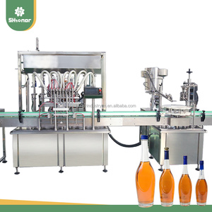 Mới hoàn toàn tự động đồ uống có cồn Chai làm đầy và niêm phong máy cho nước trái cây dầu dán Kem chai chất lỏng piston - Product Image 1