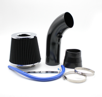 Kit universel d'admission d'air froid, 36 pièces, boîte de tubes en aluminium modifié, 76mm/3 pouces, tête de champignon