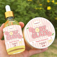 Best-seller - Soins du corps - Glaze corporel naturel artisanal de qualité supérieure avec parfum de pêche et de grenade