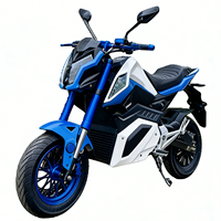 Moto électrique tout-terrain Z6 3000W 72V Batterie au lithium Autonomie de 60-100 km avec amortisseur arrière Vitesse maximale de 80 km/h