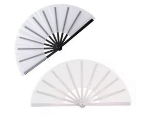 Promotion Éventail pliant à claquer Kongfu en polyester de 13 pouces, vierge pour sublimation, avec nervures en plastique - Product Image 5