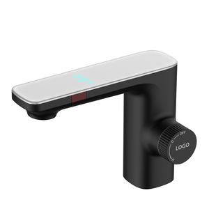 Grifo con Sensor Infrarrojo <span class=keywords><strong>GIBO</strong></span>, Grifo de Baño con Pantalla LED de Temperatura, Color Plateado - Product Image 5