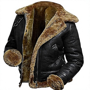 Veste d'hiver pour homme SUPREX ENTERPRISES 2026, personnalisée, de haute qualité, en cuir PU, col montant, séchage rapide, respirante - Product Image 2
