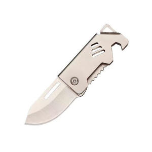 Couteau pliant d'extérieur en acier inoxydable, design compact, mini couteau de survie tranchant, outil multifonction portable Ztc527 - Product Image 2