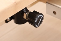 Banc de fitness pliable en bois d'érable HUAVIGOR, réglable en hauteur, logo personnalisé accepté, échantillon disponible, approvisionnement stable pour salle de sport commerciale