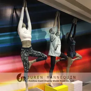 <span class=keywords><strong>Mannequin</strong></span> de vêtements d'exercice de yoga complet pour <span class=keywords><strong>femme</strong></span> Présentoir réaliste en fibre de verre en <span class=keywords><strong>position</strong></span> assise - Product Image 3