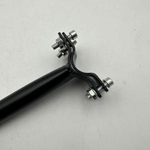 Manillar de Bicicleta con Barra de Empuje, Metal Negro, Forma Plana, Seguro para Niños, Modelo 012 - Product Image 2