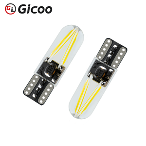 Ampoule LED Gicoo T10 double face 1,5W 12-24V super lumineuse blanc chaud blanc bleu rouge vert jaune rose bleu glace pour signalisation automobile - Product Image 4