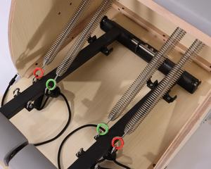 루미네 공장 직매 스튜디오 홈 피트니스 신체 건강을위한 휴대용 Wunda 의자 맞춤 수입 메이플 우드 필라테스 의자 - Product Image 6