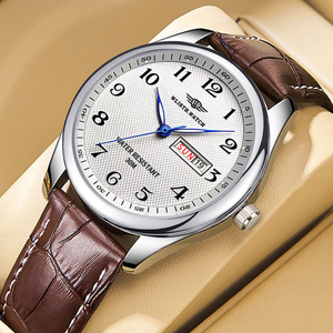 Montres pour hommes de <span class=keywords><strong>marque</strong></span> <span class=keywords><strong>suisse</strong></span> WLISTH, mode, double calendrier, étanches, montres-bracelets à quartz pour affaires - Product Image 2