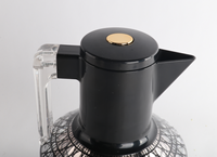 Set Termos Kopi & Teh Arab 1L Eropa dengan Desain Geometris untuk Rumah Tangga