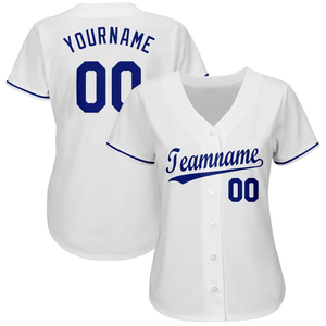 Jersey de béisbol de estilo de botón de poliéster 100% personalizable de fábrica, ropa de equipo impresa por transferencia de calor, transpirable, Anti-UV, de secado rápido - Product Image 2