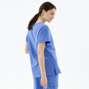 Traje exfoliante elástico de 4 vías para médicos, proveedores de China, precio de promoción de uniformes de Hospital - Product Image 2