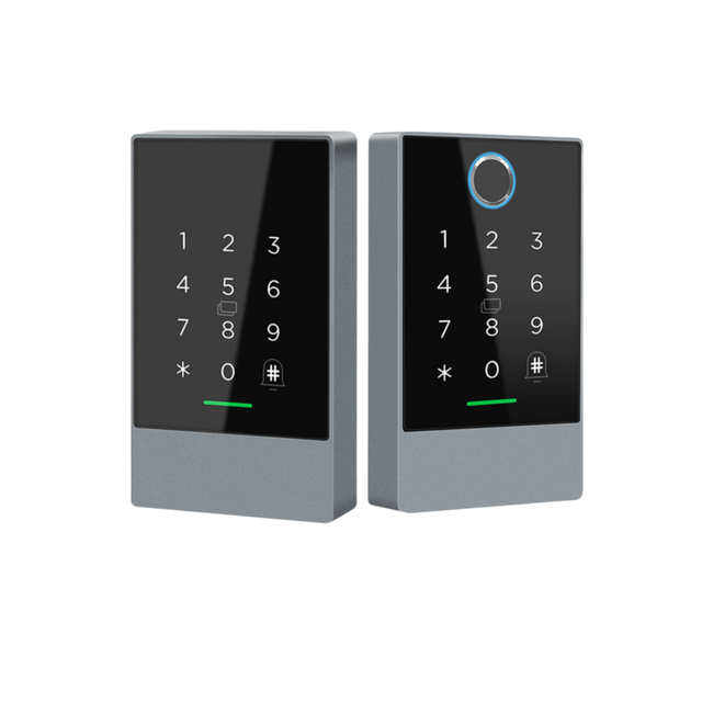 Tuya Smart Touch Keypad Access Controller New WiFi IP66 Waterproof RFID Card Fingerprint Reader
