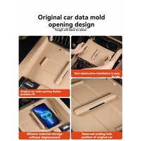 Pour Leopard 8 : Tapis de recharge sans fil en silicone pour console centrale de voiture, accessoires pour Leopard 8