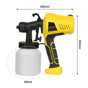 TOLHIT-Pistolet électrique portable sans air HVLP, 550W, pour peinture, bricolage, maison, mur, porte, <span class=keywords><strong>jardin</strong></span>, clôture - Product Image 6