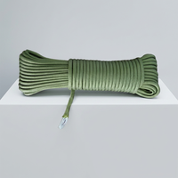 550 Schwarzes Reflektierendes 32-Strang Nylon 550 Polyester Material Fallschirmschnur für Verpackungen