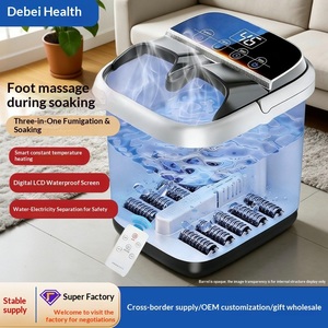 Deibei ZY-308 Massaggiatore Elettrico Digitale <span class=keywords><strong>per</strong></span> Piedi con Funzioni di Riscaldamento, Bolle e Musica <span class=keywords><strong>per</strong></span> Piedi e Gambe - Product Image 6