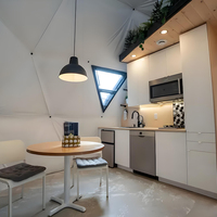 Dôme Glamping de Luxe Extérieur Quatre Saisons, Serre Géodésique, Tente Igloo pour l'Hôtellerie