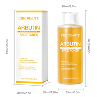 CHIC BEAUTE Tonique Visage Essentiel à l'Arbutine Éclaircissant Hydratant Tonique Hydratant pour le Visage Alpha-Arbutine Tonique Blanchissant pour la Peau