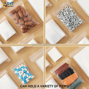 Túi nilon đóng gói dạng zip, có khóa kéo, chất liệu LDPE, dùng để đựng thực phẩm - Product Image 5