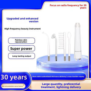 Gepatenteerde Hoogfrequente Elektrotherapie-Instrumentenset Op Maat Gemaakte Verwerking Handheld Thuisgebruik Schoonheidsapparatuur - Product Image 4