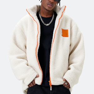 Cappotto in pile da esterno di colore personalizzato alla moda giacca Sherpa giacca da <span class=keywords><strong>uomo</strong></span> - Product Image 4