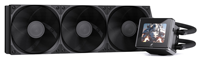 Système de refroidissement liquide pour CPU et GPU 360 mm OEM avec écran, affichage de la température, tubes, refroidisseur Intel RGB ARGB 3 ventilateurs TDP 250W
