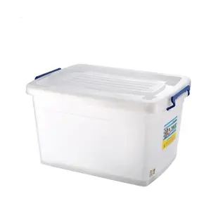 White pulley plastic storage box PP student dormitory bedroom storage box glove box dustproof storage bin