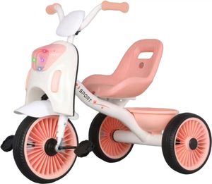 <span class=keywords><strong>Triciclo</strong></span> de 3 Ruedas para Bebés, Modelo 2025, Juguete Infantil Económico para Niños de 1 a 7 Años <span class=keywords><strong>con</strong></span> Música <span class=keywords><strong>y</strong></span> Luces - Product Image 1