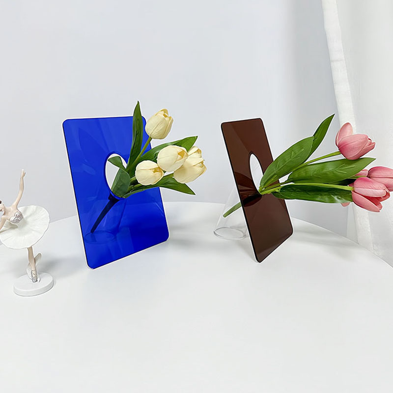 Customized Color Plastic Acrylic Flower Shape
